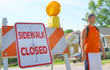 Charleston prepares for new sidewalks 