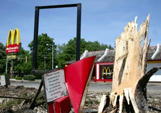 McDonalds closing affects businesses 