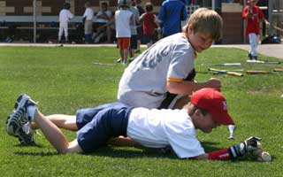 Baseball camp teaches skills 