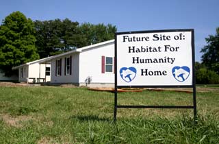 Habitat for Humanity homes coming along 