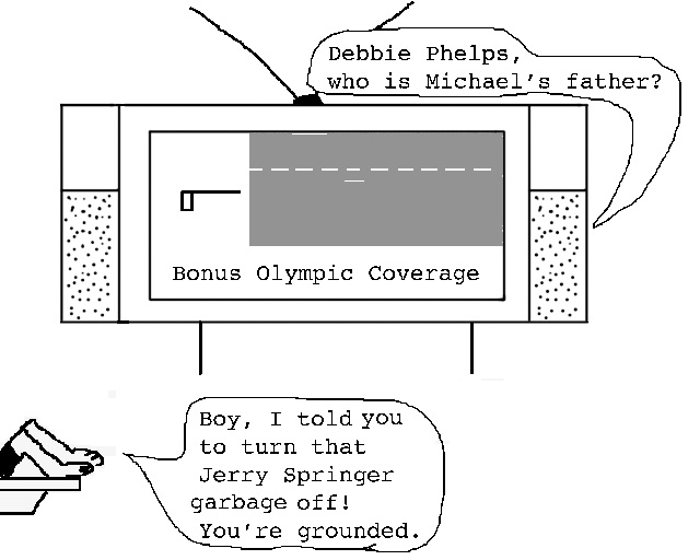 Editorial Cartoon: Michael Phelps 
