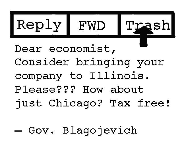 Editorial Cartoon: Illinois Economy 