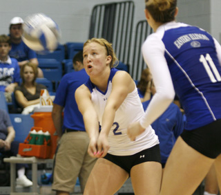 Volleyball: Colonels steal one from Panthers 
