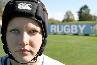 Top Cat: Rugby player Jones uses her speed in blowout win 