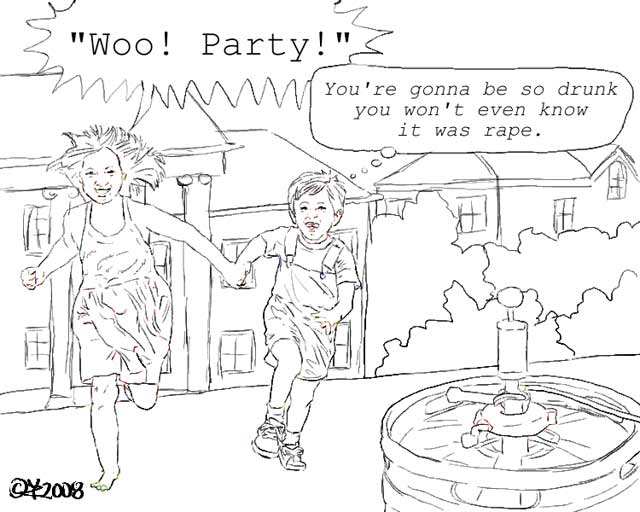 Editorial Cartoon: Party! 