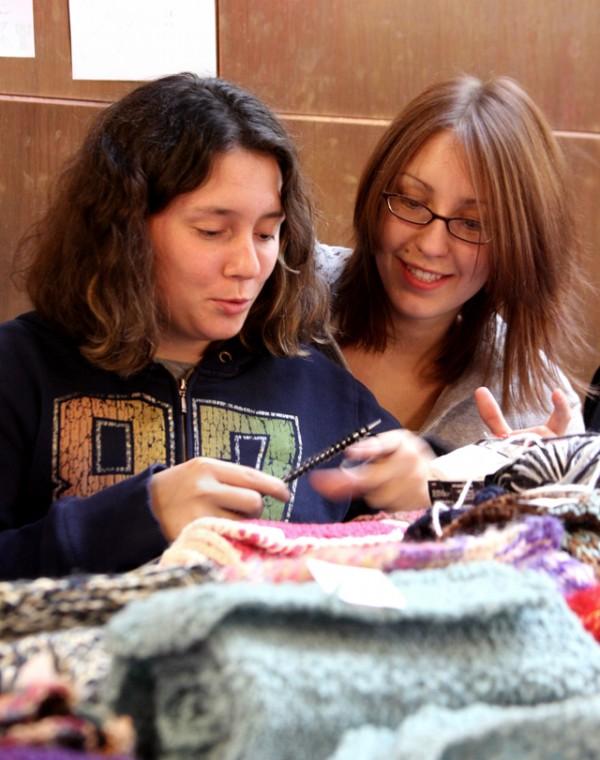 Feature Photo: Crocheting for charity 