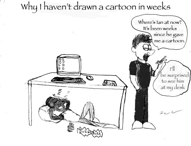 Editorial Cartoon: Oh so busy 