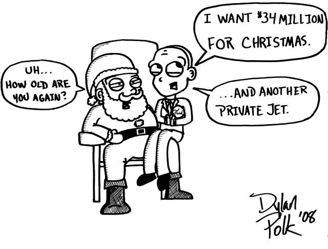Editorial Cartoon: Fords Christmas wish 