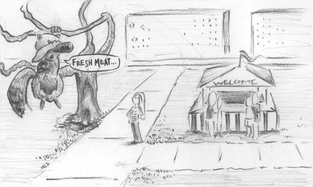 Editorial Cartoon: Fresh meat 