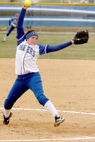 Softball: May comes close to no-hitter in teams home opener 