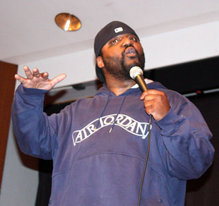 MADtv star Aries Spears performs at Eastern 