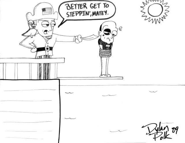 Editorial Cartoon: Walking the plank 