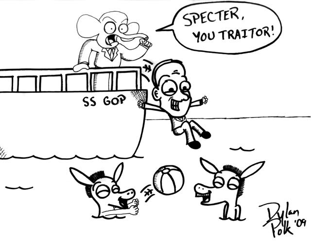 Editorial Cartoon: Specter 