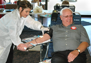 Army veteran donates 200th unit of blood 