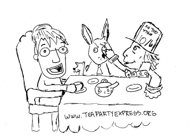 Editorial Cartoon: Tea Party 