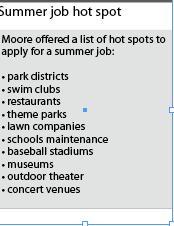Students on hunt for summer job 