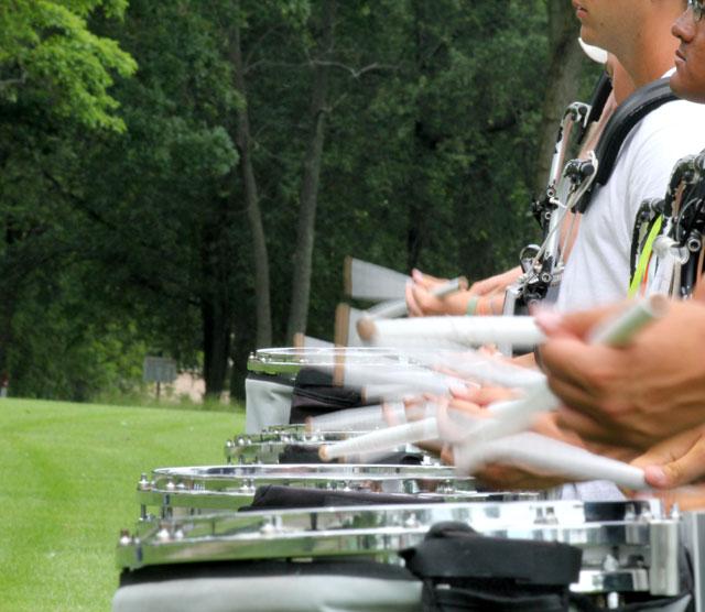 Feature Photo: Drumming in the fields 