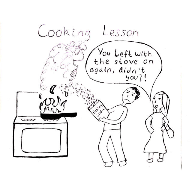 Editorial cartoon: Cooking 