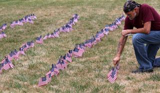 Community dedicates run to soldiers 