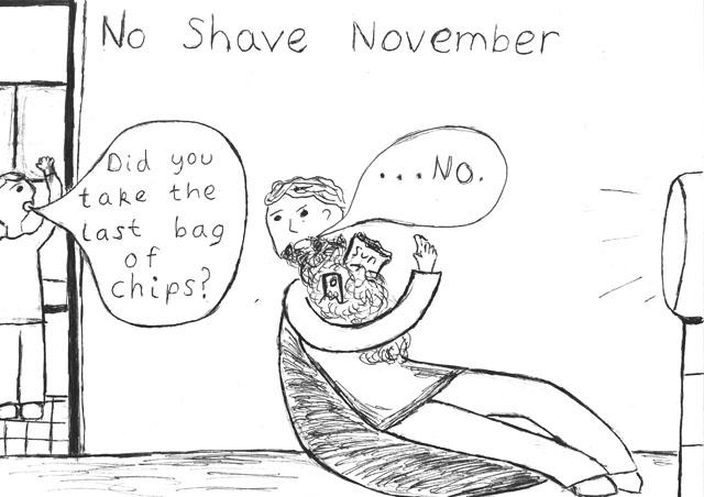 Editorial+Cartoon%3A+No+shave+November+