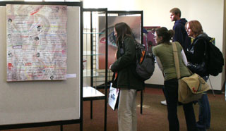 Booth Library displays Re-visioning Education 
