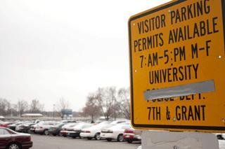 Maintenance needed for campus parking lots 