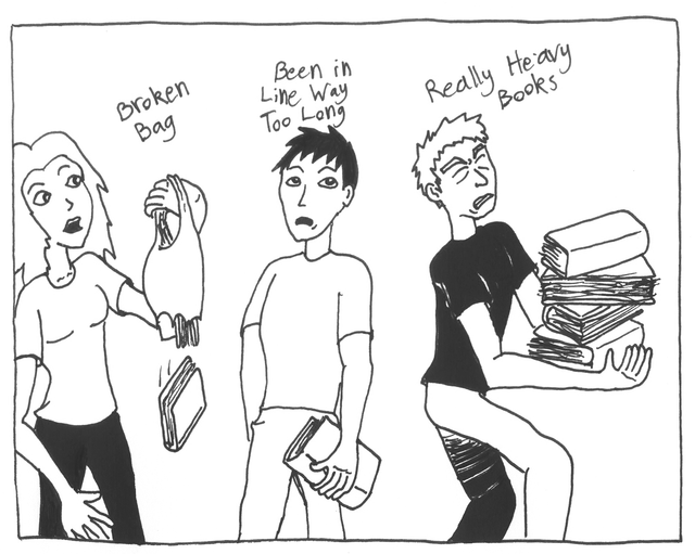 Editorial Cartoon: The trials of textbook rental 