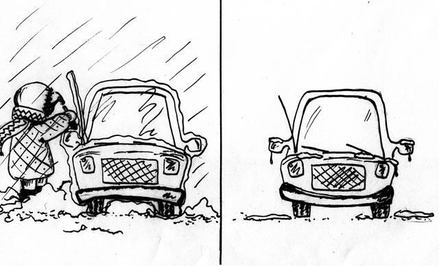 Editorial Cartoon: Happy Car 