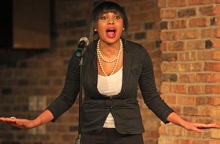 Guest poet talks about racism at Poetry Slam 