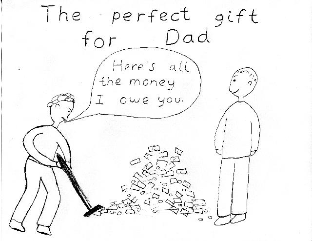 Cartoon: The perfect gift for dad 