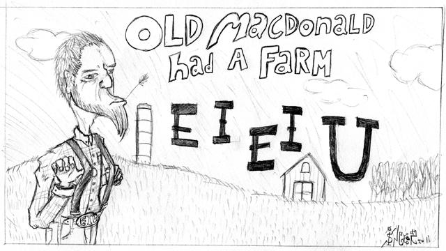 Editorial Cartoon: Down on the farm 