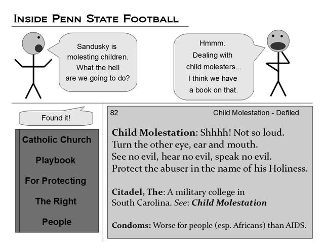 Cartoon: Inside Penn State football