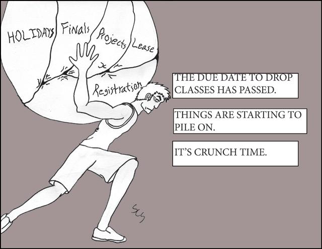 Cartoon: Crunch time
