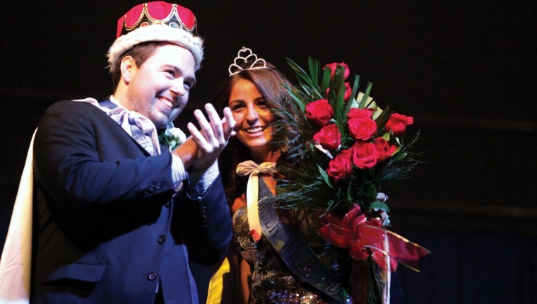 Photo: Students compare what it means to be Homecoming vs. Greek Week royalty