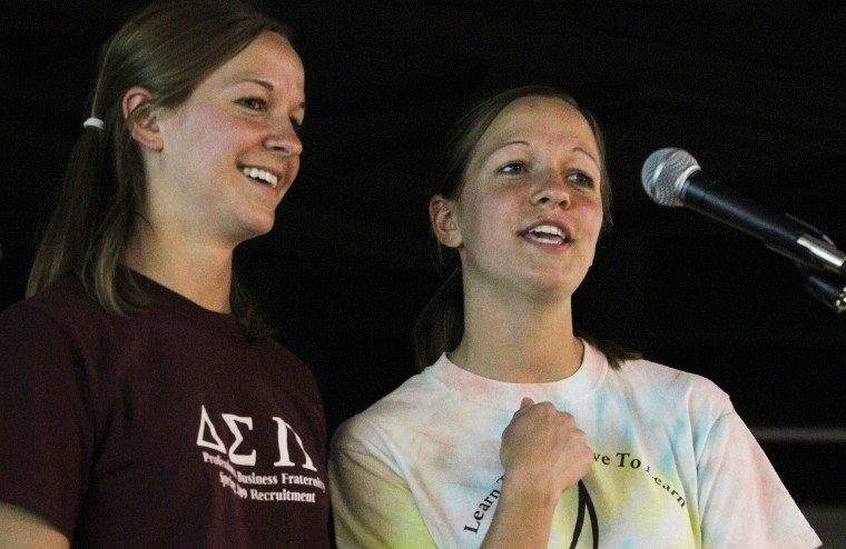 Photo: Fraternity fights cancer with karaoke