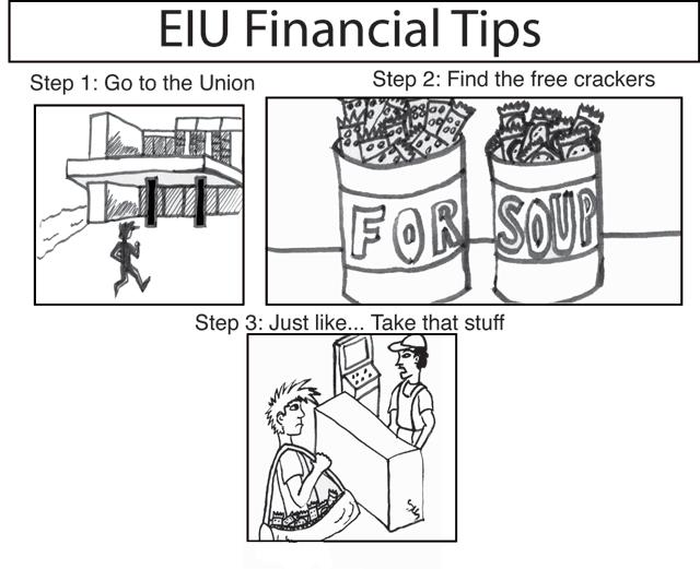 Cartoon: Financial tips