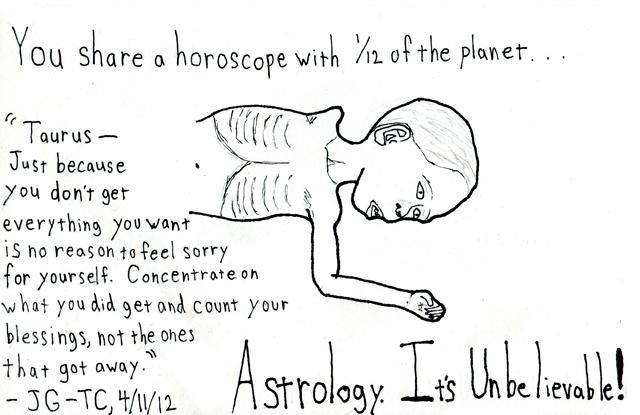 Cartoon: Astrology is unbelievable