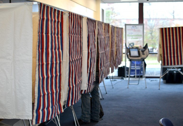 Photo: Voting booths