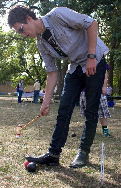Feature Photo: A wicket game of croquet