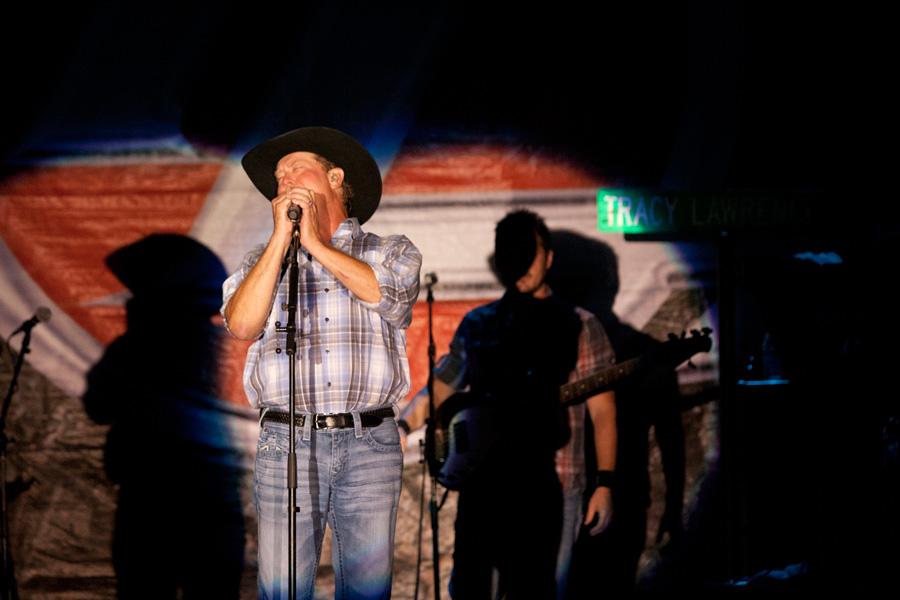 Country singer Tracy Lawerence performs older songs at this years Red, White and Blue Days July 3.
