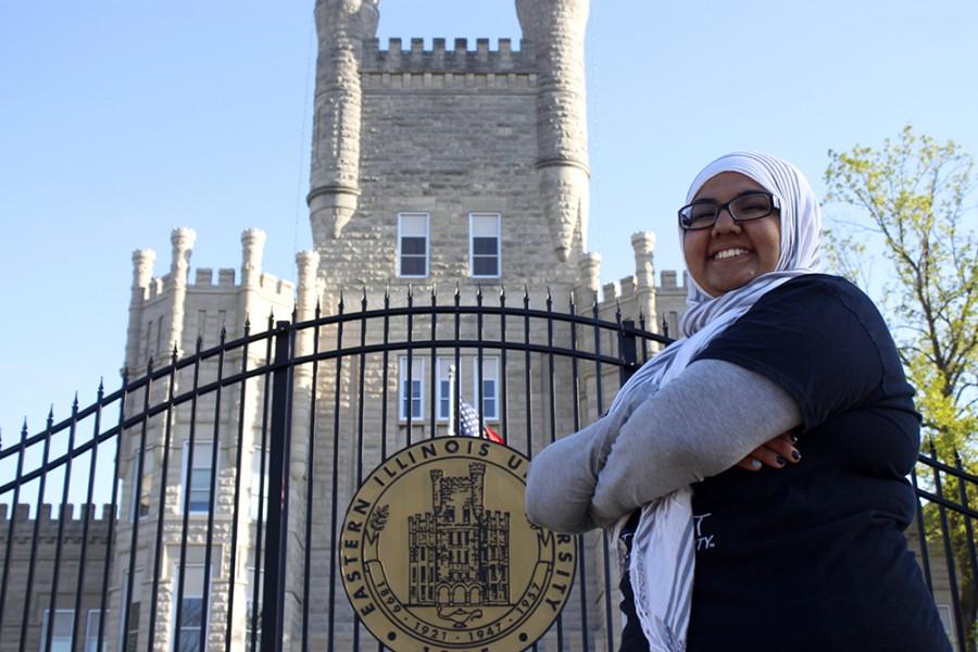 Shirmeen Ahmad, a junior journalism major and newly elected Student Body President, states that she is most excited about making connections with the student body and registered student organizations on campus. “I can’t wait to meet new people,” Ahmad said, “I love it.” Ahmad’s term will begin next Fall.