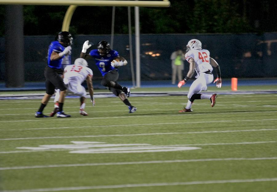 Redshirt junior Devin Church had a total of 109 rushing yards and one touchdown during the Mid-American Classic against Illinois State Saturday.