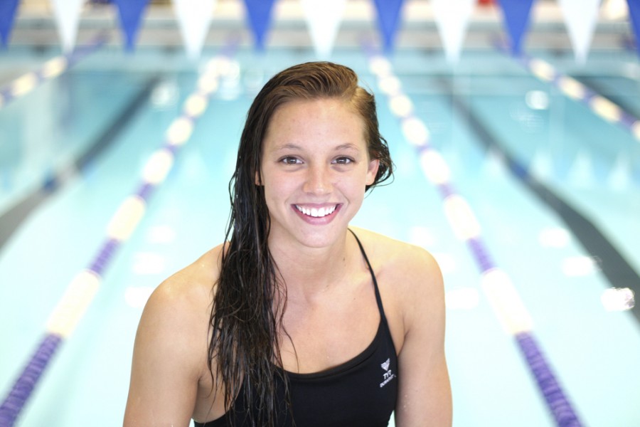 Senior Kaylee Morris has six top five finishes through the first three meets of the season. Morris has finished first in the 50-yard freestyle twice and the 100-yard freestyle once.