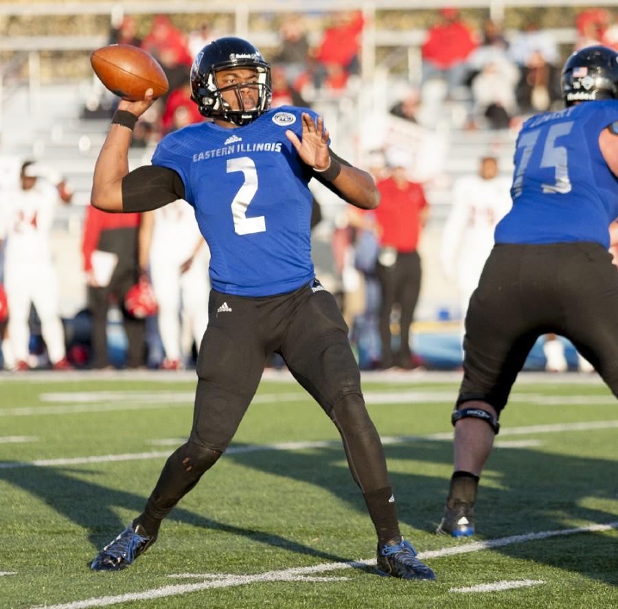 Senior quarterback Jalen Whitlow threw six passes for 55 yards and rushed 81 yards during the Panthers 24-3 loss to Jacksonville State on Saturday at OBrien Field.