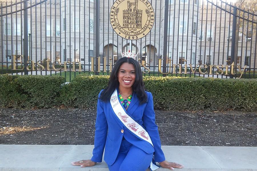 Miss Black Illinois visits Eastern, uplifts women