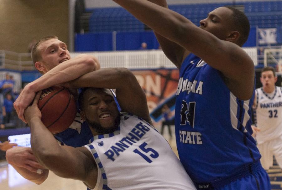 Senior wing Trae Anderson scored 12 points during the Panthers 66-62 win over Indiana State on Tuesday at Lantz Arena.