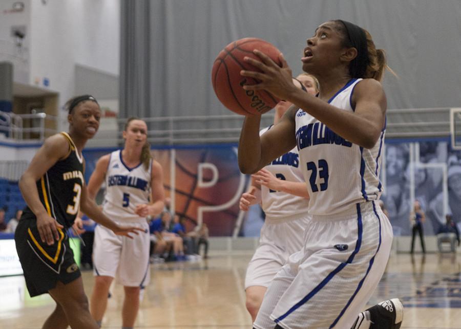 Red-shirt senior Shakita Cox scored 21 points during the Panthers 82-71 loss to Milwaukee on Thursday in Lantz Arena.