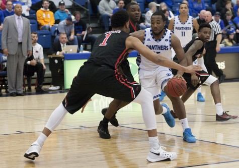 Senior wing Trae Anderson had 27 points during the Panthers' 78-69 win over SEMO on Saturday in Lantz Arena. Anderson has 342 total points averaging 14.3 per game on the season.