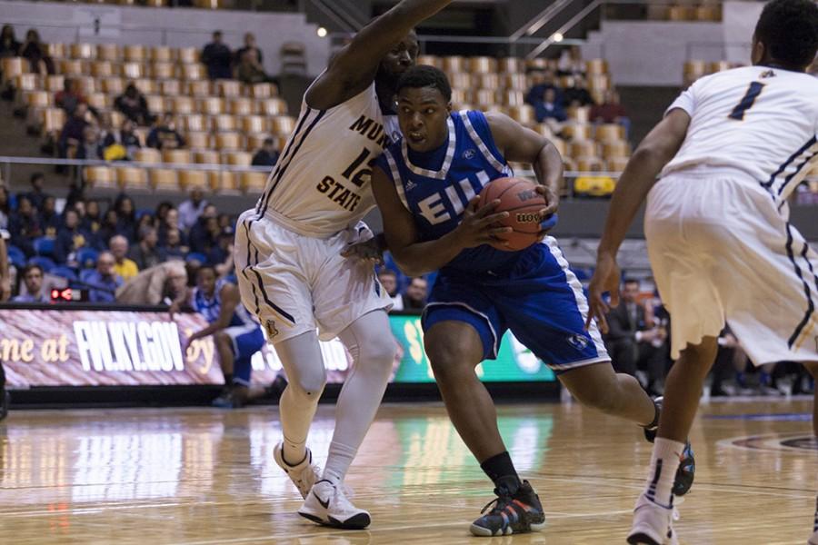 Junior guard A.J. Riley had 11 points in the Panthers 78-62 loss to Murray State on March 2 in Nashville, Tenn. 