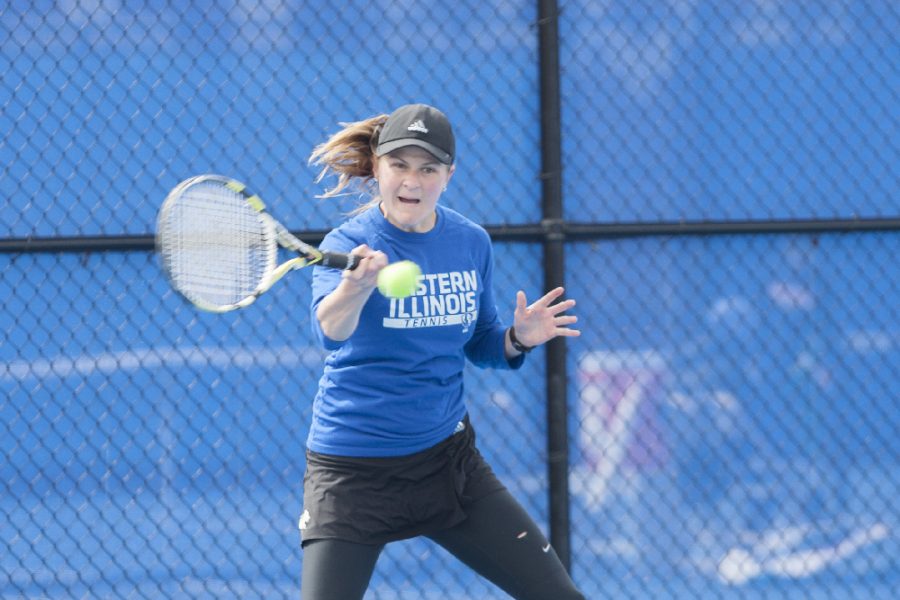 Junior Kelly Iden defeated Belmonts Lara Van Eeckhoudt, 6-3, 6-2 in singles play on April 1 at the Darling Courts. Iden defeated Austin Peays Lidia Yanes Garcia 6-2 on the first day of the OVC tournament and was defeated by Tennessee-Martins Sarah Candeloro 6-2, 6-4 on day two.